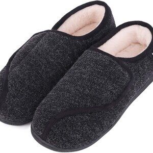 Women's Waterproof Wool Diabetic Memory Foam Slippers Support Indoor Outdoor